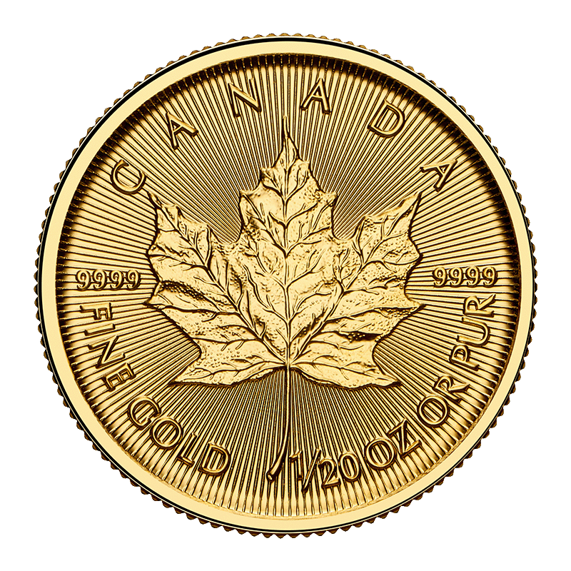 Image for 1/20 oz Gold Maple Leaf Coin (2025) from TD Precious Metals